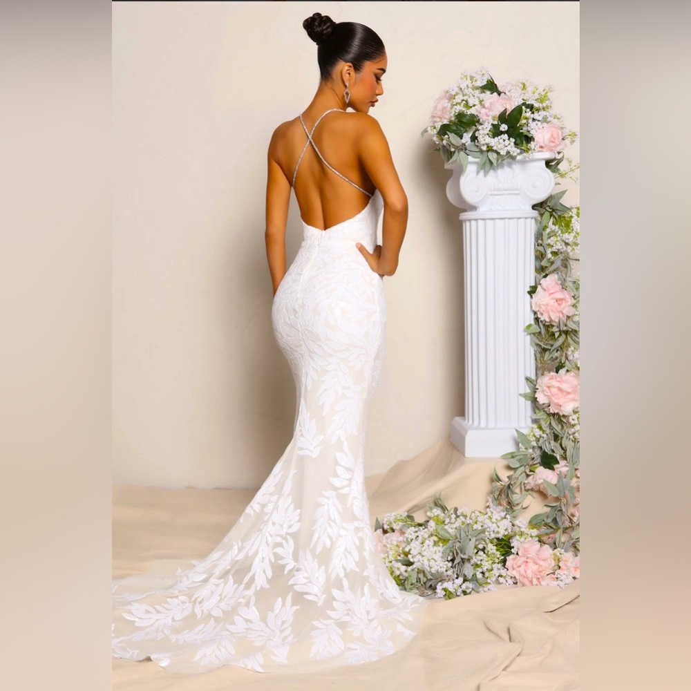 Brand New Fashion Nova Steadfast Love Sequin Gown (Size Small)